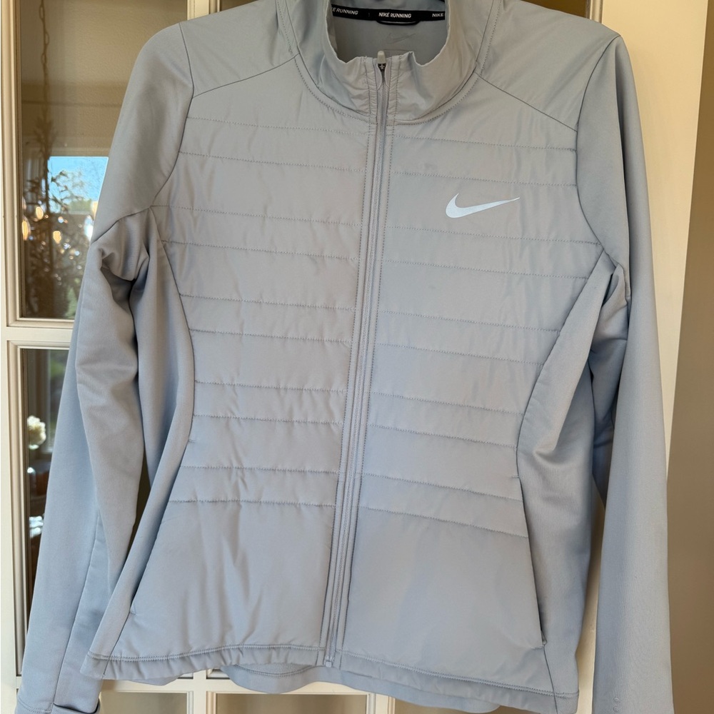 Nike Women's Gray Running Jacket size Large
